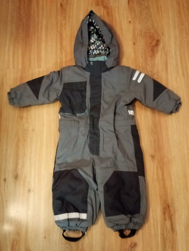 Schneeanzug 86 grau - h&m,